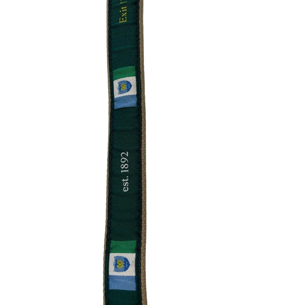 The Belted Cow Avalon New Jersey Exit 13 Crest Ribbon Belt Unisex Youth Size L